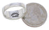 Southwest Genuine Sterling Silver Opal Inlay Ring Size 6-3/4 CX50099